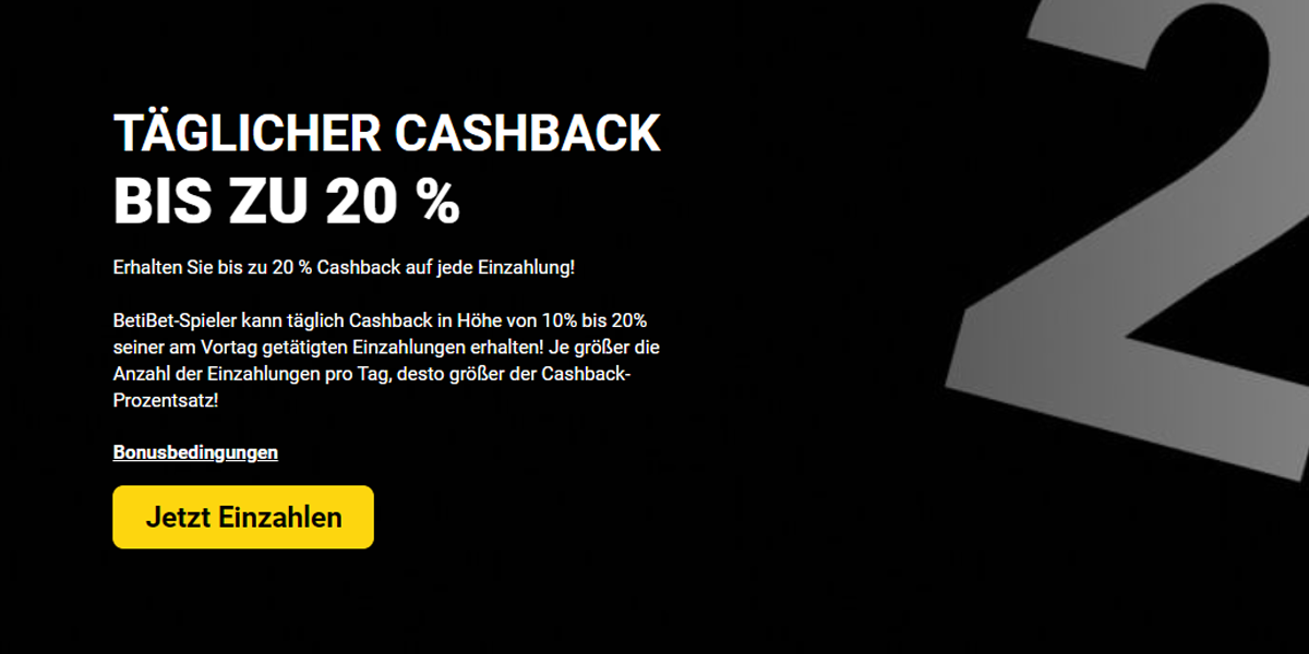 Tägliches Cashback